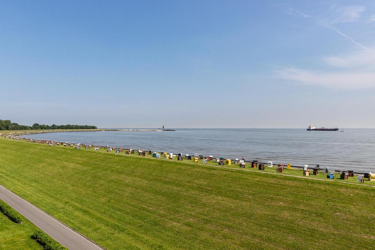 Ferienwohnung Haus Mühlentrift Döse Cuxhaven Exterior foto